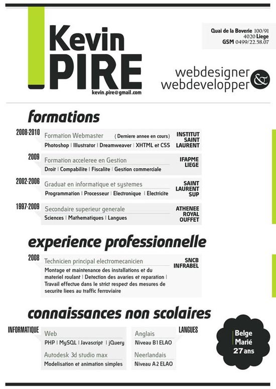 Creative Resume Design Templates