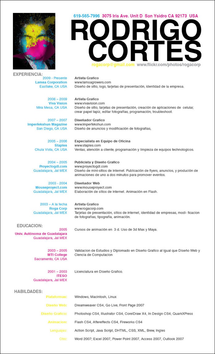 Creative Resume Design Creative Resume Design