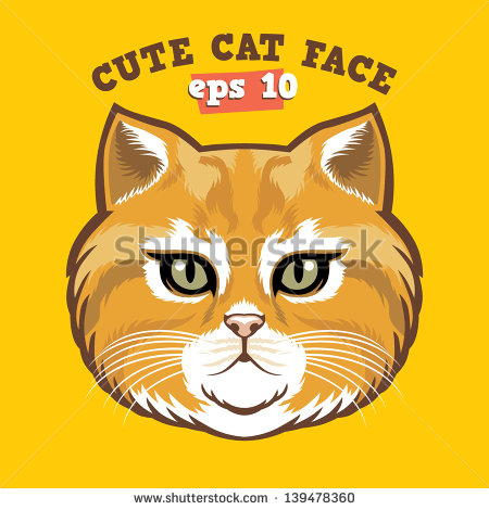 Cute Cat Head