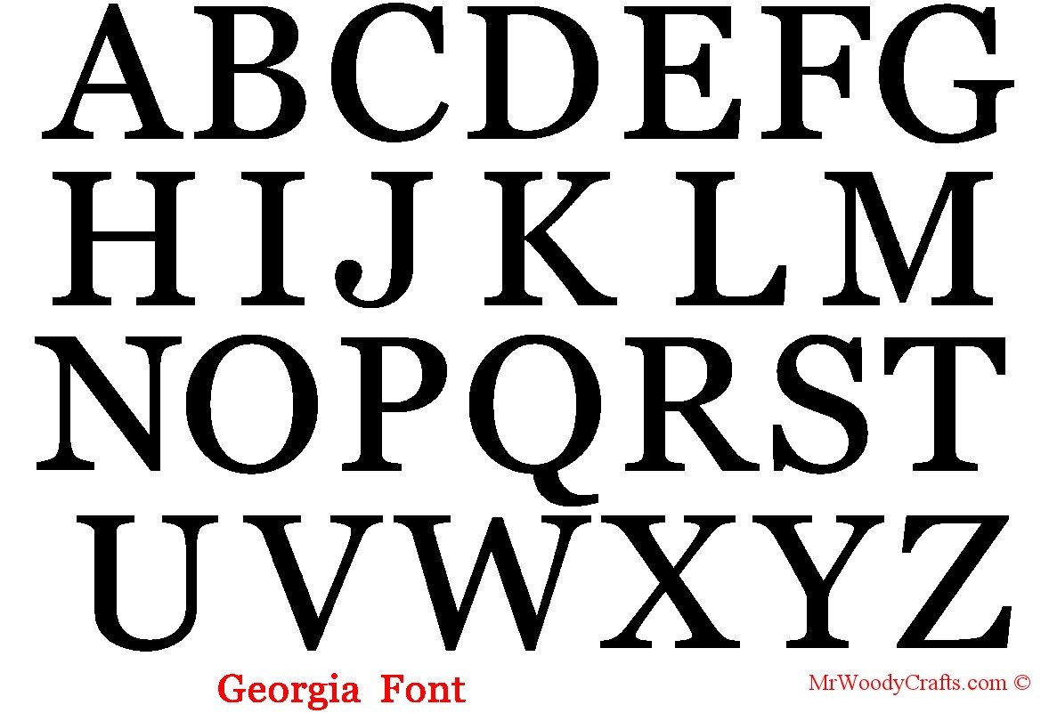 Different Letter Fonts