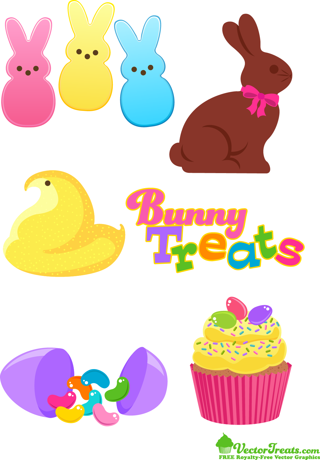 Easter Bunny Vector Art Free