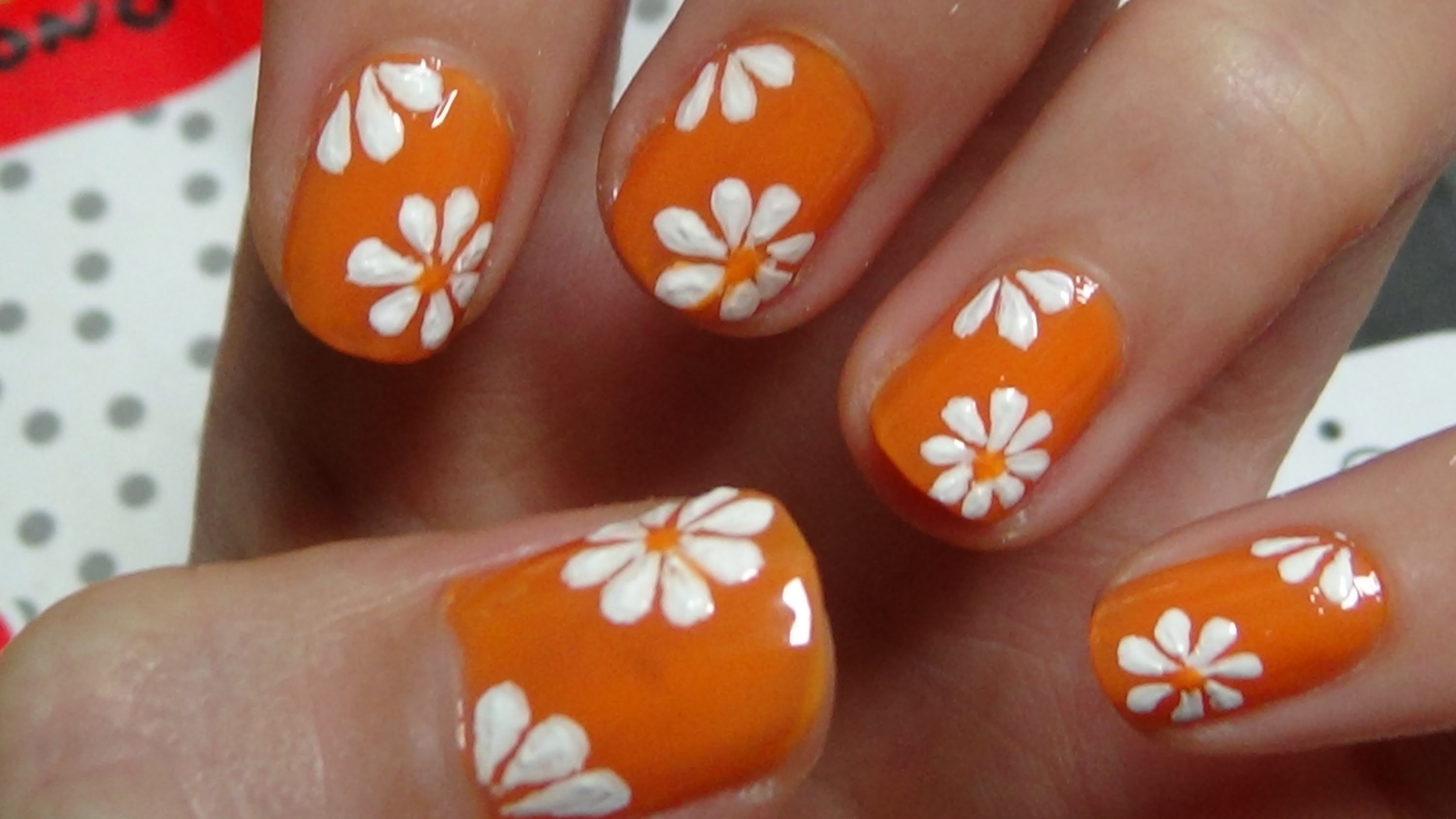 Easy Flower Nail Art Designs