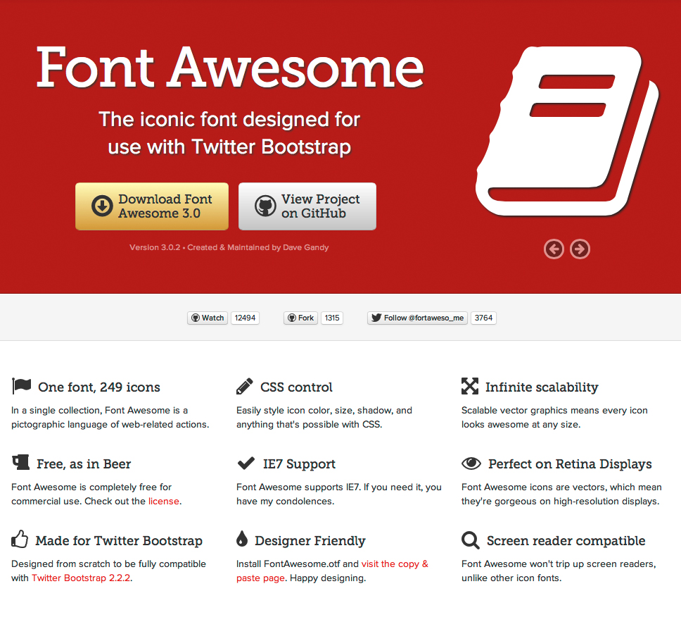 Font Awesome Icons Vector