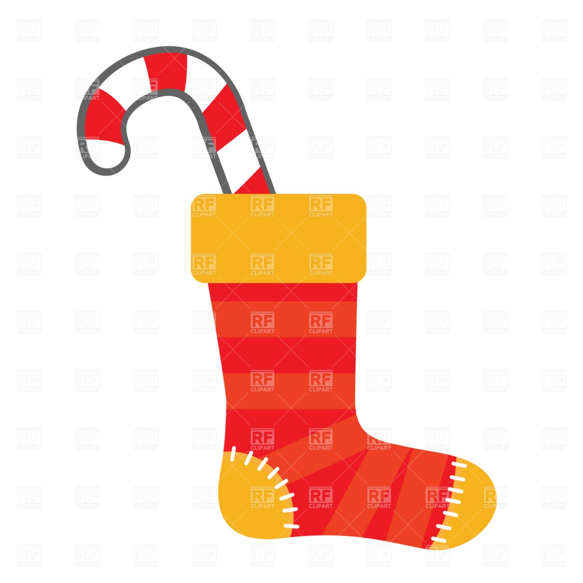 Free Christmas Stocking Clip Art