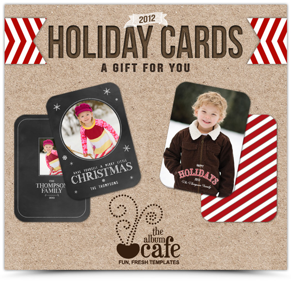 Free Holiday Card Photoshop Templates