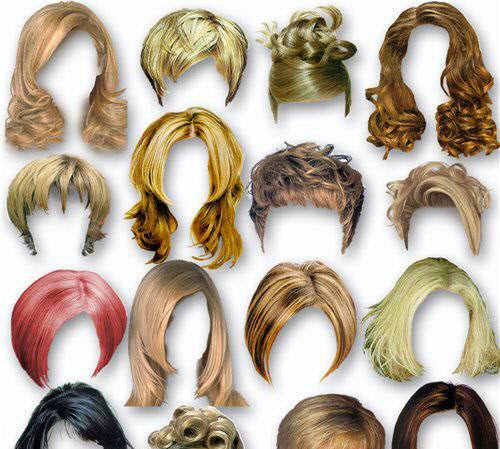 18 Photoshop PSD Old Hairs Images