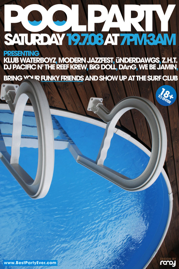 Free Pool Party Flyer Free Pool Party Flyer