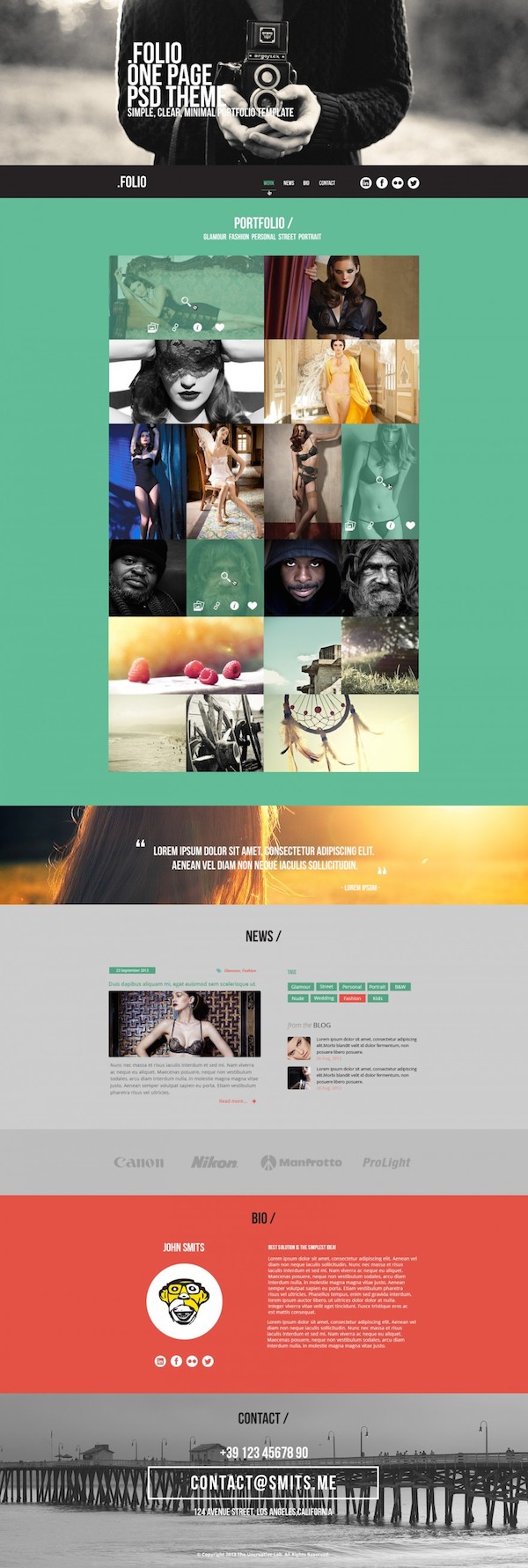 Free PSD Web Design Templates