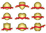 Free Red and Gold Ribbon Free Red and Gold Ribbon