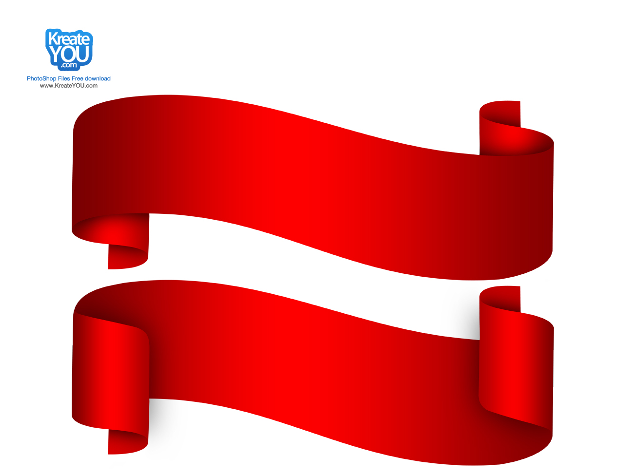 Free Red Ribbon Banner Free Red Ribbon Banner