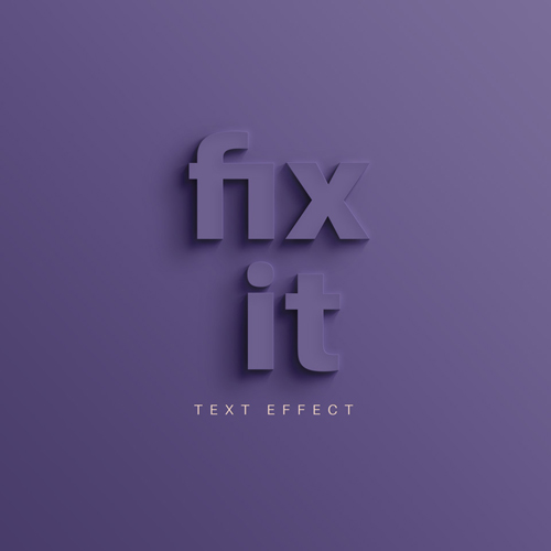 Free Text Effects PSD Templates