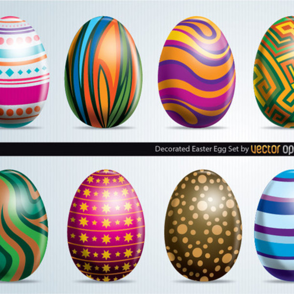 Free Vector Easter Eggs