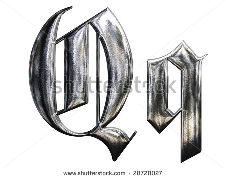 German Gothic Alphabet Letters