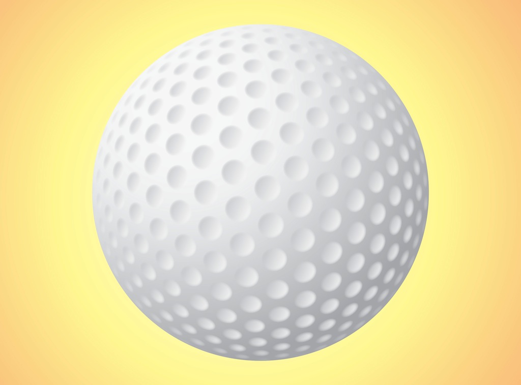 Golf Ball Vector Art