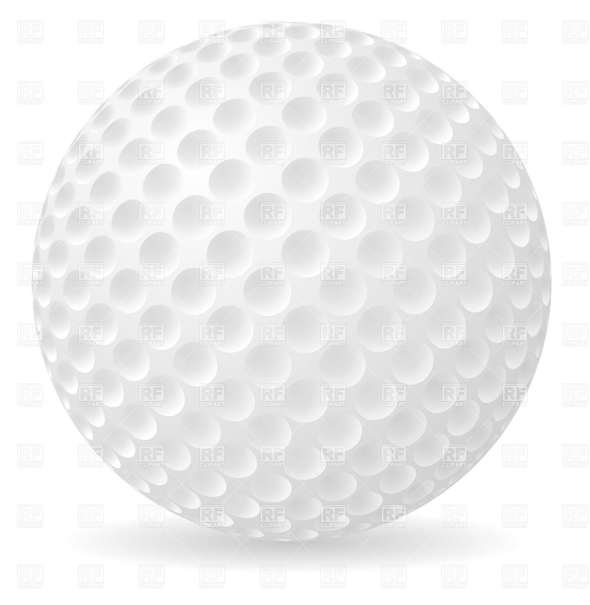 Golf Ball Vector Free