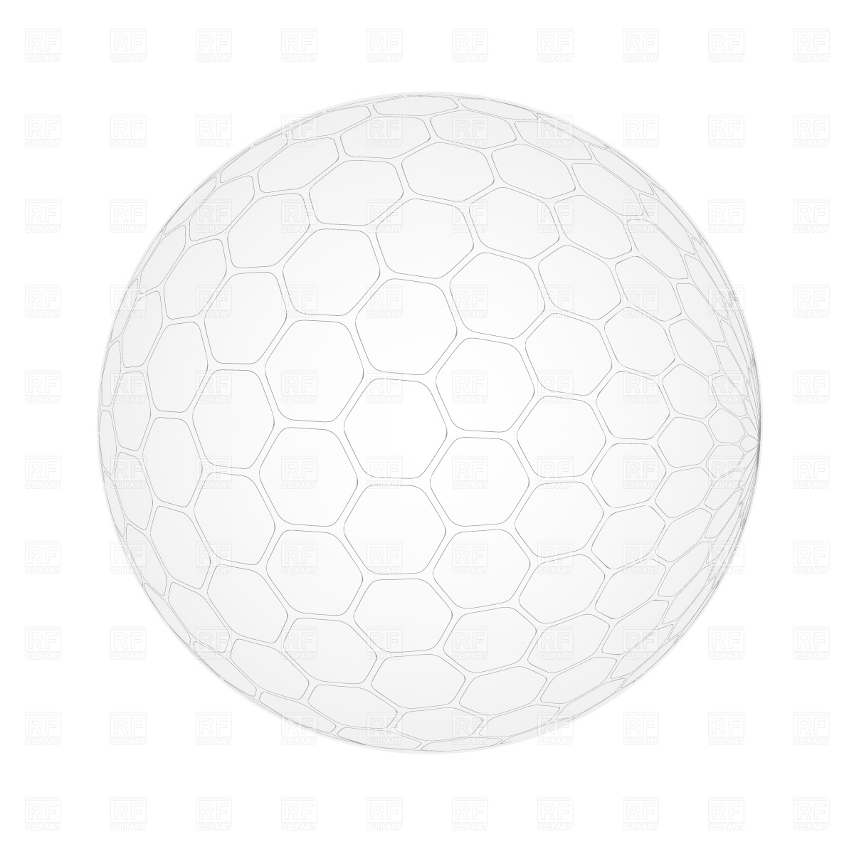 Golf Ball Vector Free