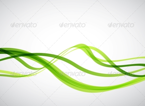 Green Decorative Line