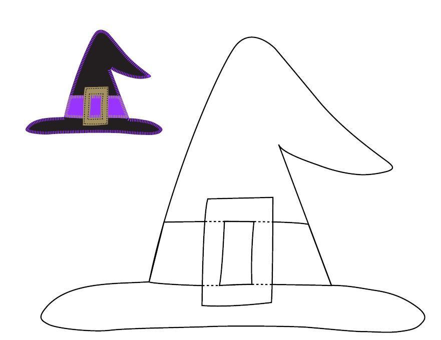 15 Witch Hat Template Images