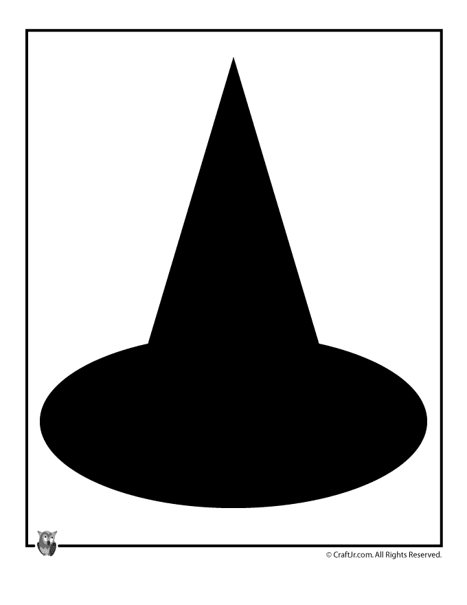 Halloween Witch Hat Template