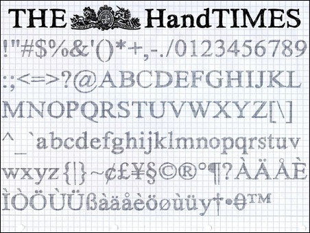 Hand Drawn Fonts Free