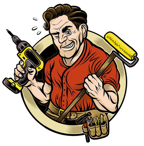 Handyman Logo Clip Art