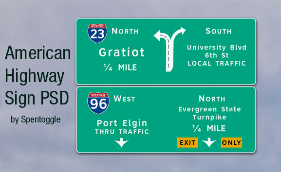 Interstate Highway Sign Font