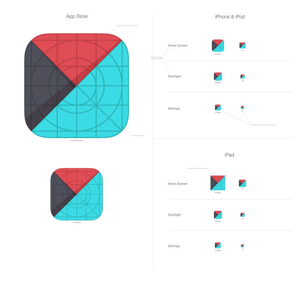 iOS 7 App Icon Template iOS 7 App Icon Template
