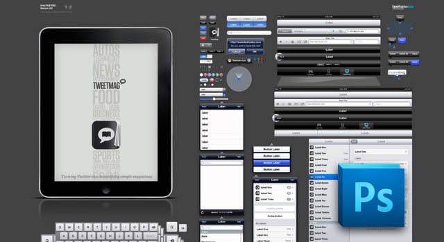 iPad App Design Template