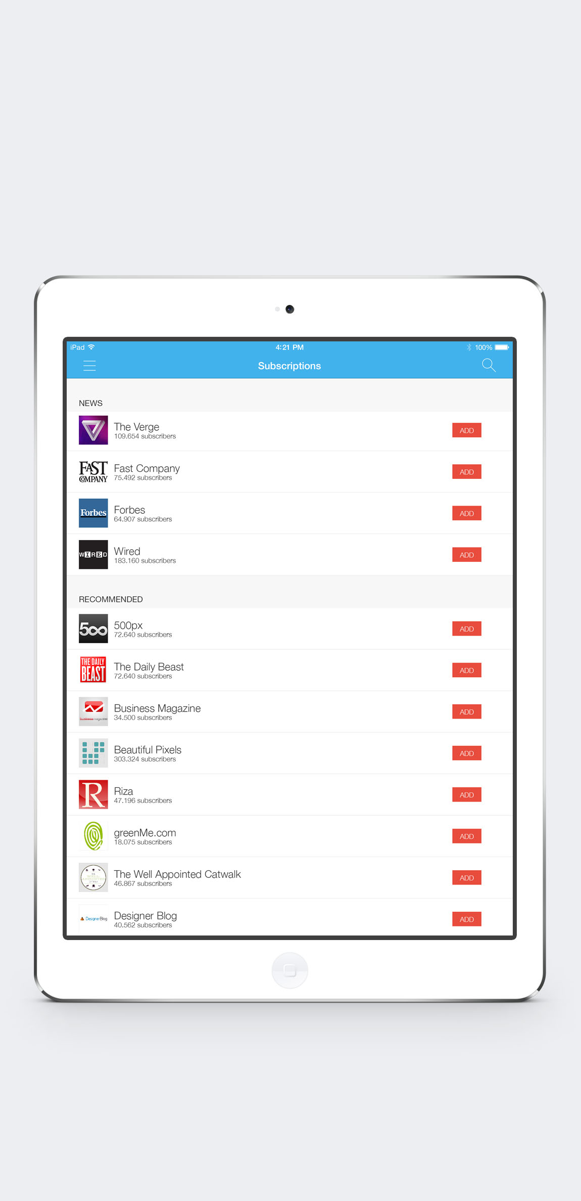 iPad App Template iPad App Template