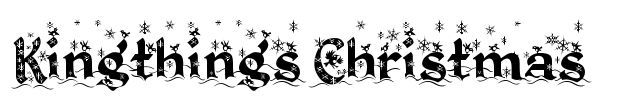 Kingthings Christmas Font