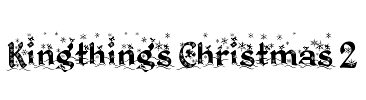 Kingthings Christmas Font