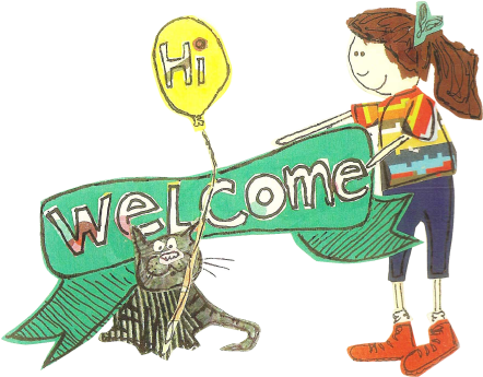 Library Welcome Sign