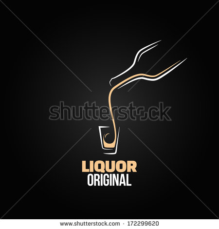 Liquor Bottle Vector Liquor Bottle Vector