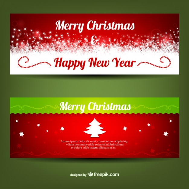 Merry Christmas Banner Template