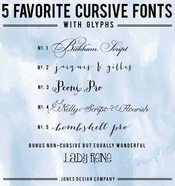 9 Cursive Fonts For Microsoft Word Images