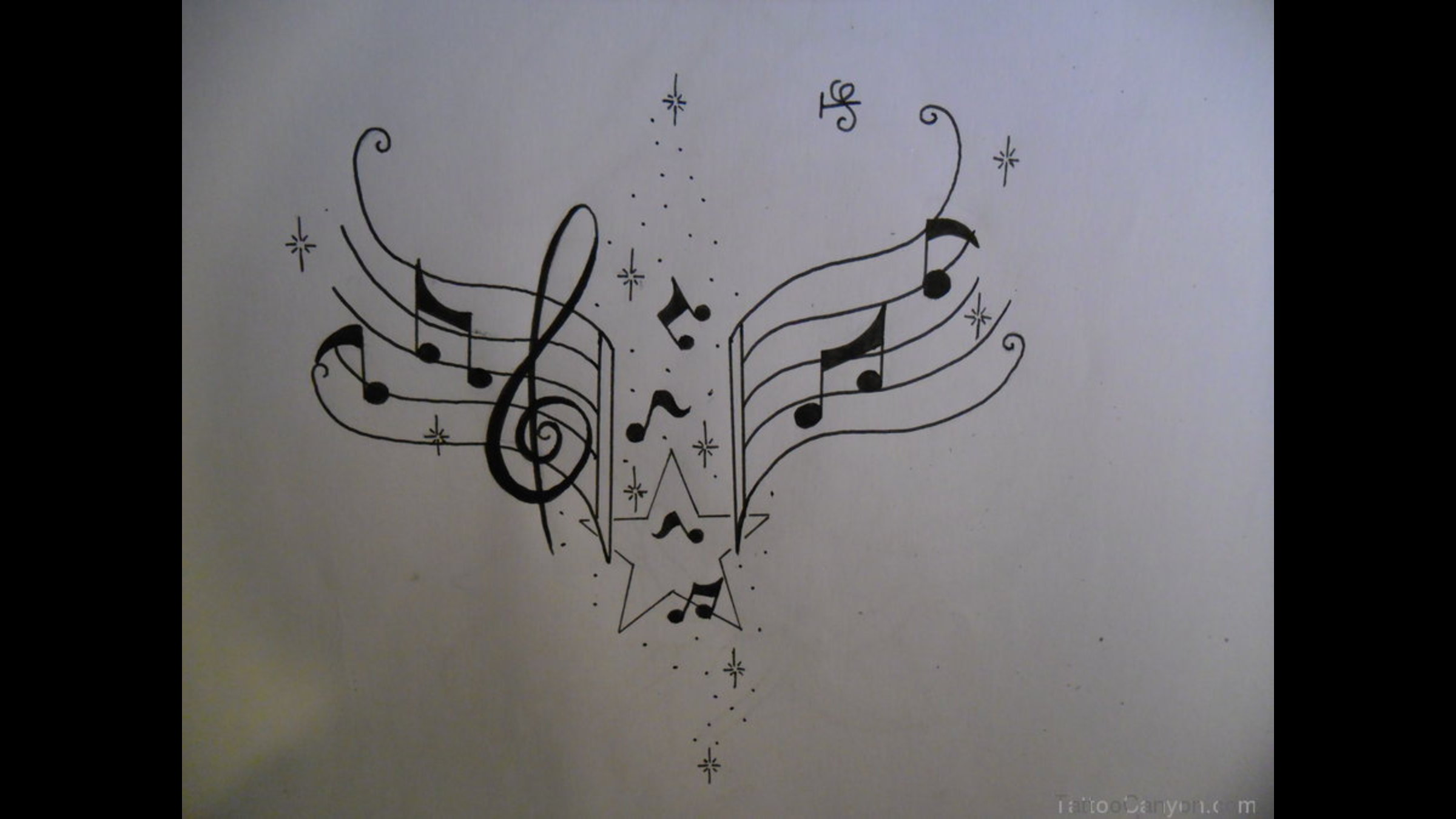 Music Note Tattoo Designs