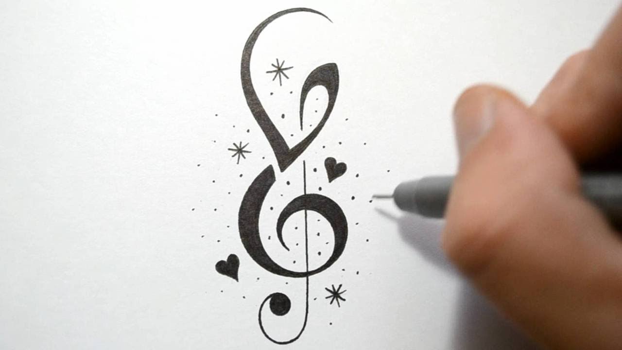 Music Notes Drawing Tattoos