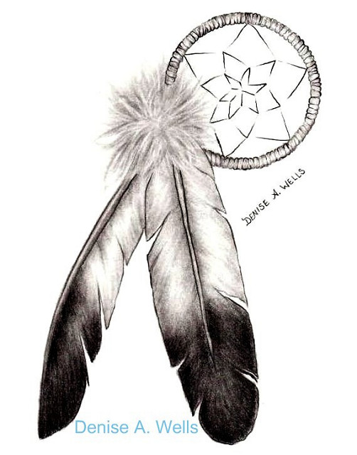 Native American Eagle Feather Tattoos