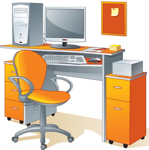 Office Desk Clip Art