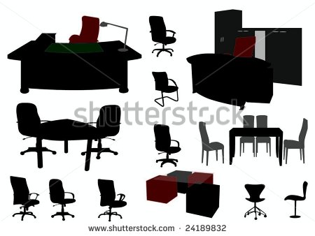 Office Desk Vector