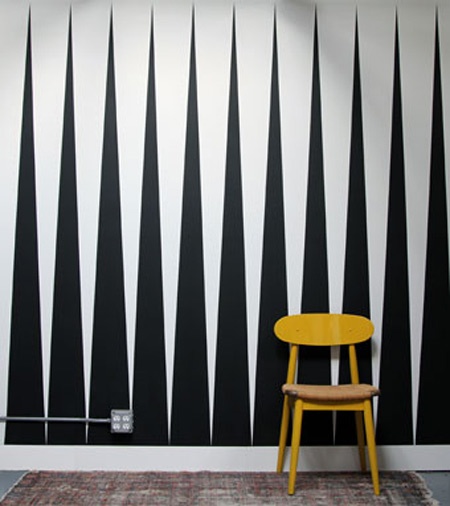 Painted Pattern On Wall Graphic
