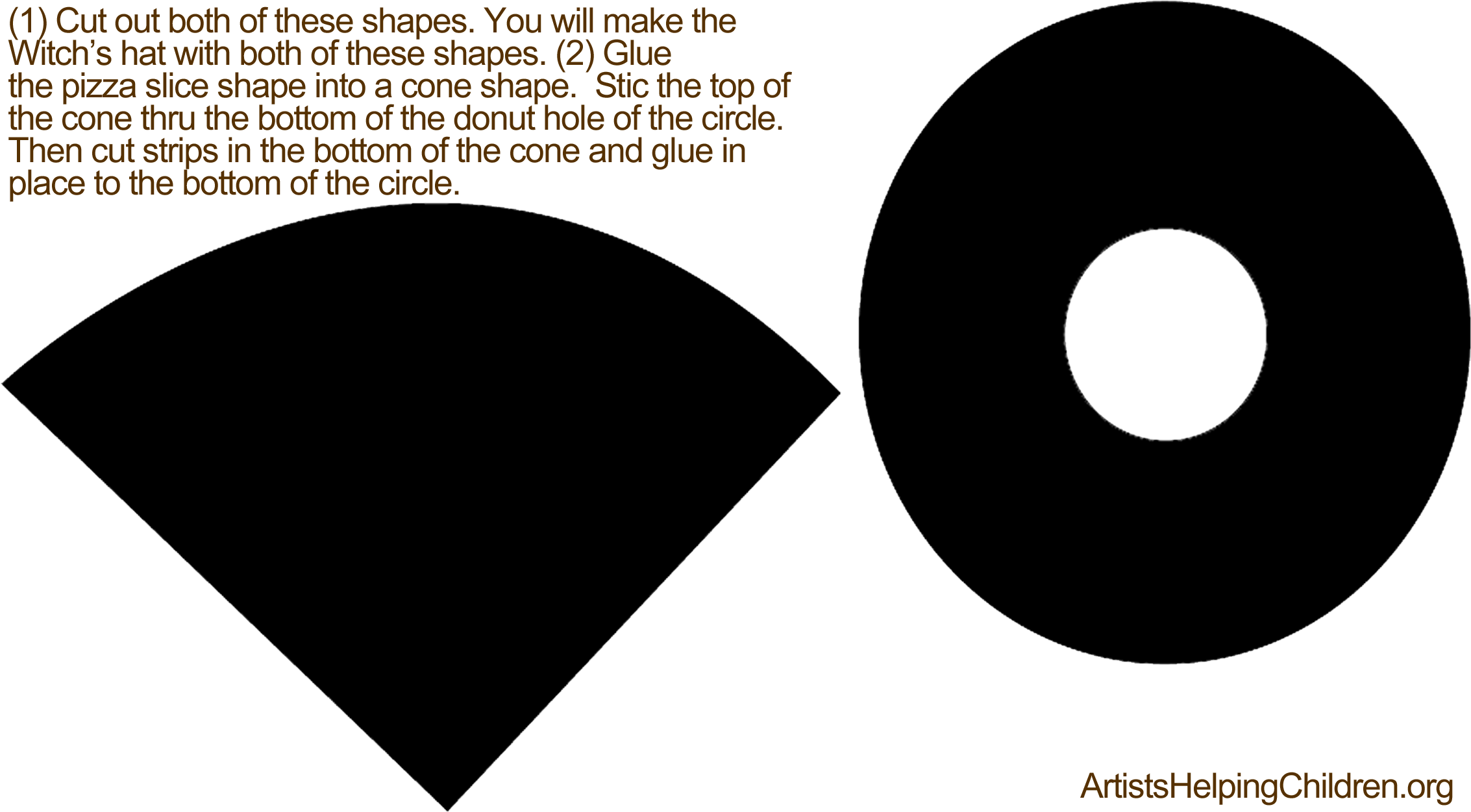 Paper Witch Hat Template Paper Witch Hat Template