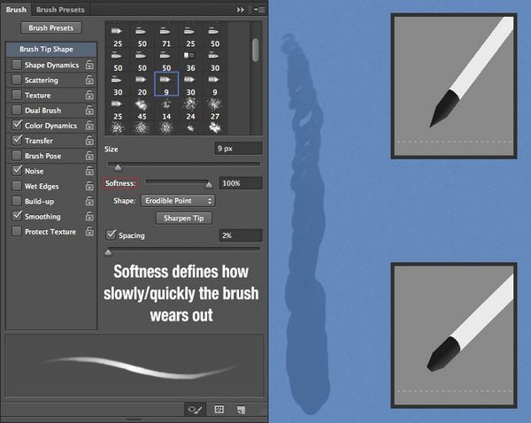 Photoshop CS6 Brush Tool