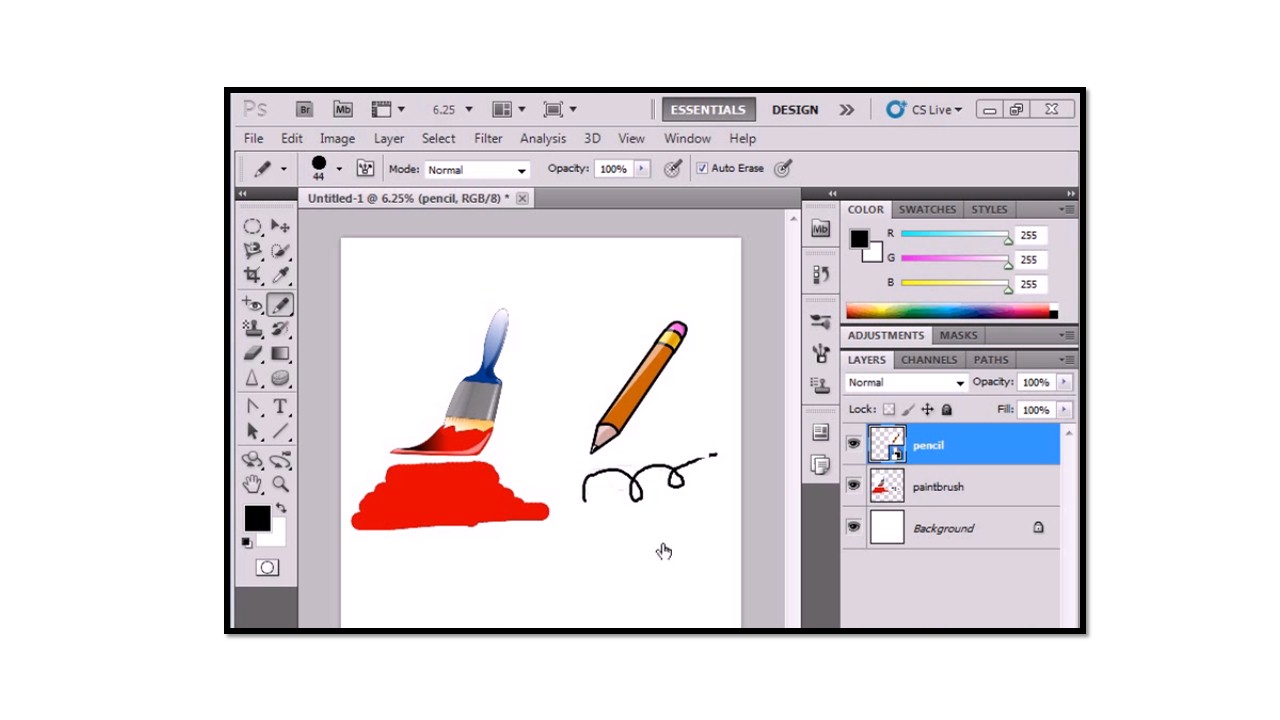 Photoshop CS6 Brush Tool