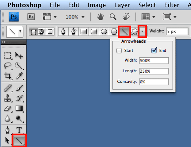 Photoshop CS6 How to Draw an Arrow