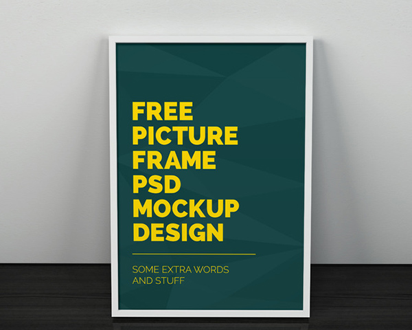 Picture Frame PSD Mockup Templates Free