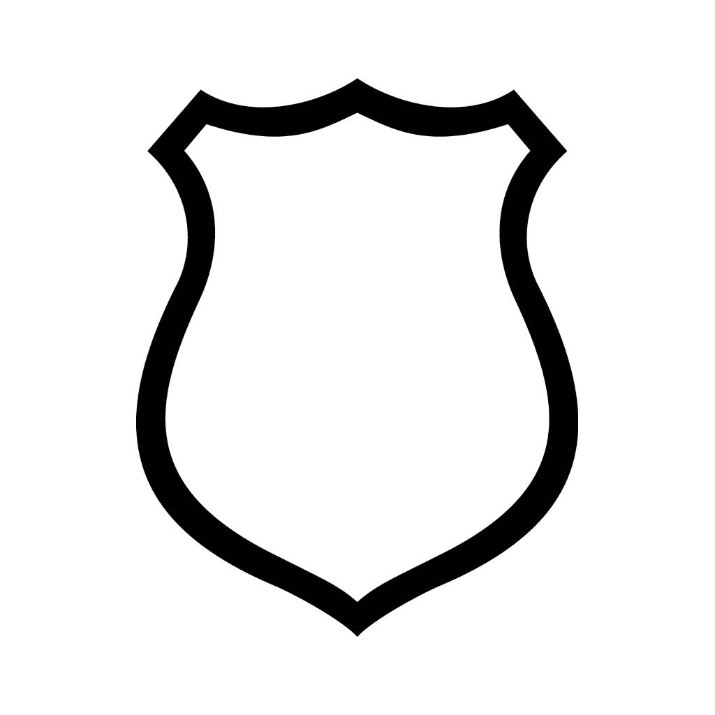 14 Vector Police Badge Outline Images