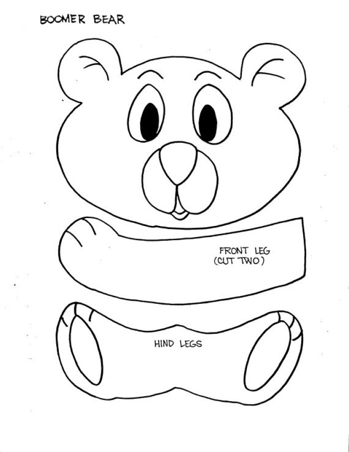 Paper Bag Puppet Template Pdf Free