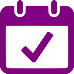 Purple Calendar Icon