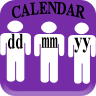 Purple Calendar Icon